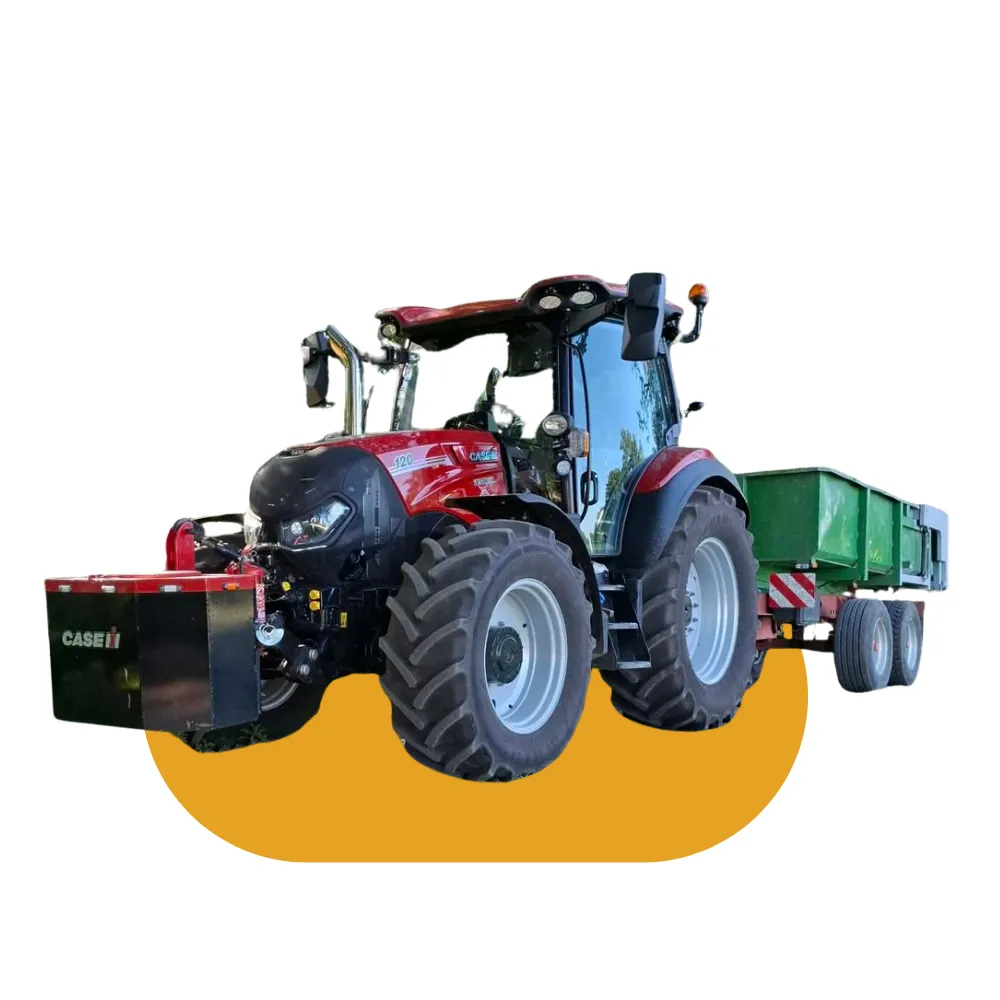 Ciągnik z przyczepą wywrotką (tandem)